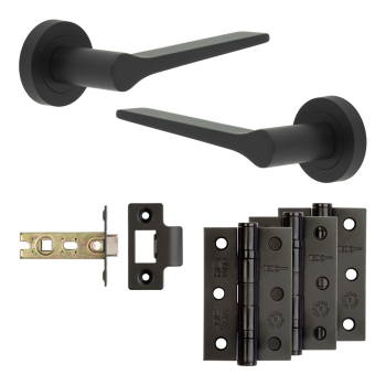 Complete Gio Door Handle Pack - Internal Doors - Black Complete Gio Door Handle Pack - Internal Doors - Black