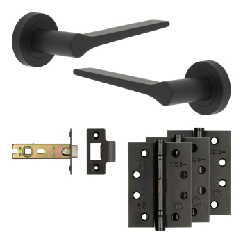 Complete Gio Door Handle Pack - Internal Doors - Black Complete Gio Door Handle Pack - Internal Doors - Black