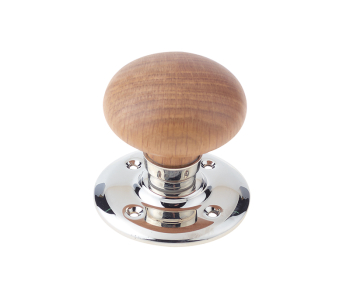 Jedo French Oak Mortice Door Knobs Polished Nickel Jedo French Oak Mortice Door Knobs Polished Nickel