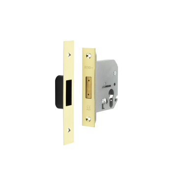 Jedo Euro Profile Deadlocks 76mm Polished Brass Jedo Euro Profile Deadlocks 76mm Polished Brass