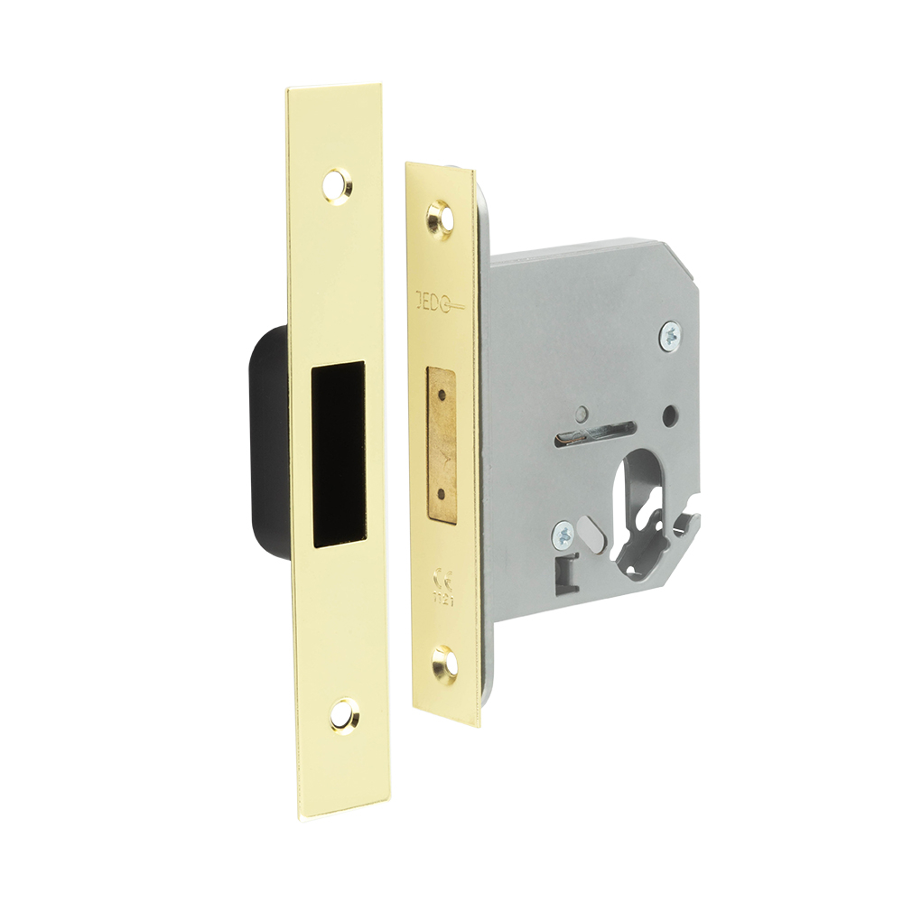 Detlock Jedo Oval Profile Deadlocks Jedo Oval Profile Deadlocks 76mm Polished ...