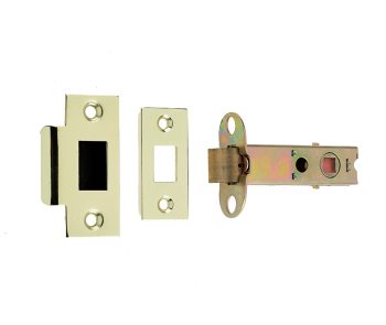 Jedo Double Sprung Tubular Latches 96mm Polished Brass / Satin Chrome Jedo Double Sprung Tubular Latches 96mm Polished Brass / Satin Chrome