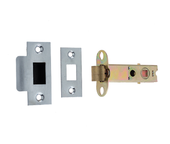 Jedo Double Sprung Tubular Latches 150mm Polished Brass / Satin Chrome Jedo Double Sprung Tubular Latches 150mm Polished Brass / Satin Chrome