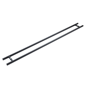 Three One Six Guardsman Pull Handles 1800x32x1600mm Back to Back Black Three One Six Guardsman Pull Handles 1800x32x1600mm Back to Back Black