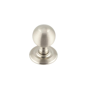 Jedo Reeded Mortice Door Knobs 62mm Satin Nickel Jedo Reeded Mortice Door Knobs 62mm Satin Nickel
