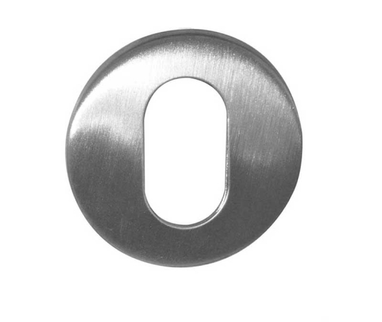 Stainless Steel Oval Profile Escutcheons Grade 304 52x5mm Satin Stainless Steel