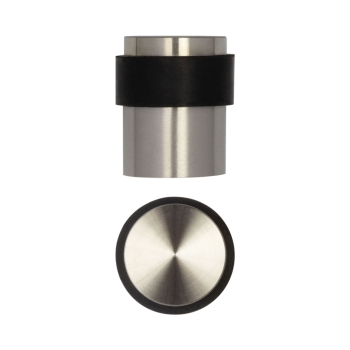 Stainless Steel Floor Mounted Door Stops 40x35mm Satin Stainless Steel Stainless Steel Floor Mounted Door Stops 40x35mm Satin Stainless Steel