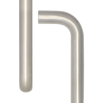 Stainless Steel 19mm D Shape Pull handles Grade 304 B/T Fixing 225x19mm Satin Stainless Steel Stainless Steel 19mm D Shape Pull handles Grade 304 B/T Fixing 225x19mm Satin Stainless Steel