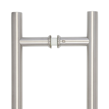 Stainless Steel 25mm Guardsman Pull Handles B2B Fixing 750x25x650mm Satin Stainless Steel Stainless Steel 25mm Guardsman Pull Handles B2B Fixing 750x25x650mm Satin Stainless Steel