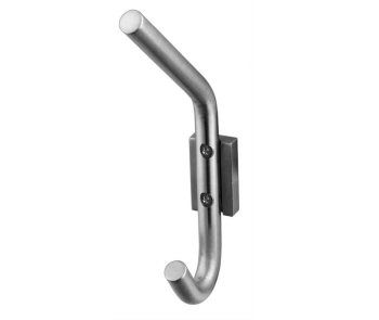 Stainless Steel Hat & Coat Hooks 115x60mm Satin Stainless Steel Stainless Steel Hat & Coat Hooks 115x60mm Satin Stainless Steel