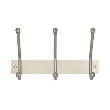 Stainless Steel Multi Hook Units 250mm Satin Stainless Steel Stainless Steel Multi Hook Units 250mm Satin Stainless Steel