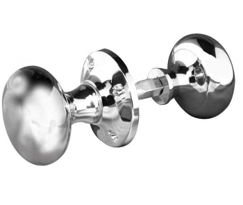 Jedo Mushroom Rim Door Knobs 57mm Polished Chrome Jedo Mushroom Rim Door Knobs 57mm Polished Chrome