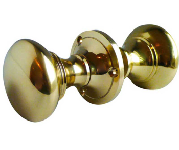 Contract Rim Door Knob Polished Brass Contract Rim Door Knob Polished Brass