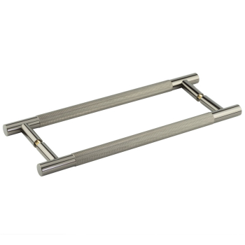 Bari Pull Handles 300mm Black Nickel Back to Back Bari Pull Handles 300mm Black Nickel Back to Back