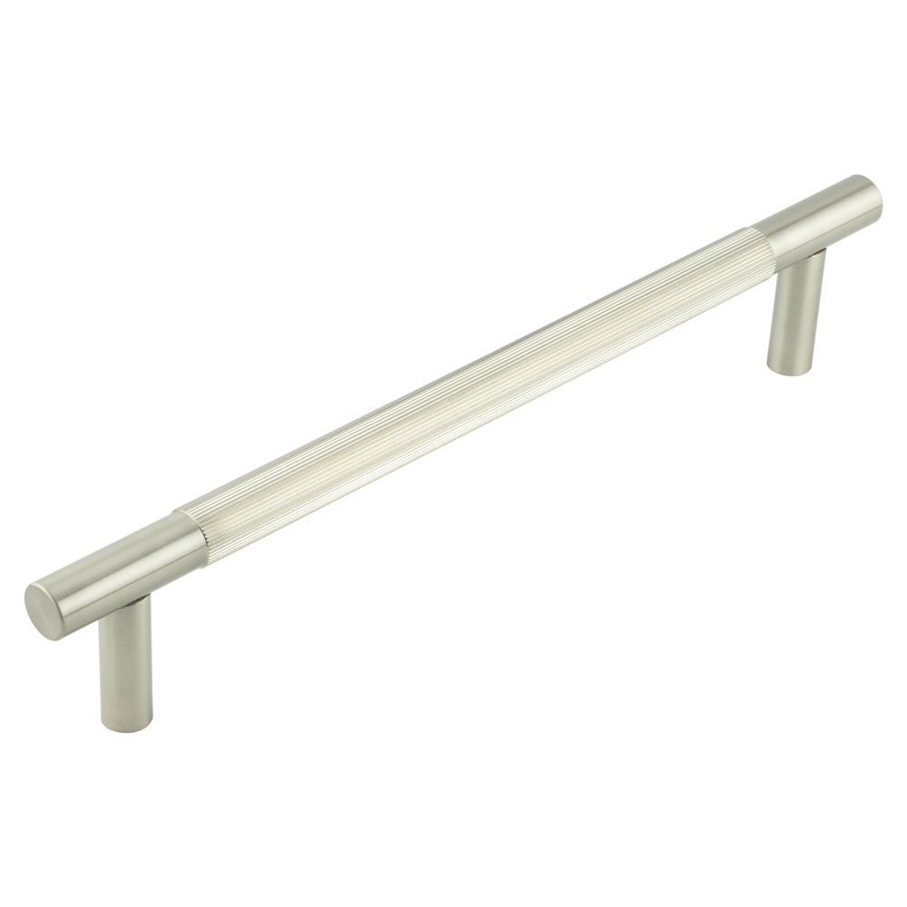 Floating Linear Handle Venice Linear Pull Handles Venice Linear Knurled 300x19mm Satin Nickel ...