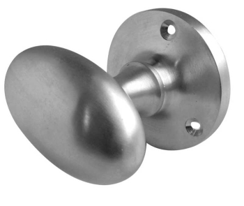 Jedo Oval Mortice Door Knobs Satin Chrome Jedo Oval Mortice Door Knobs Satin Chrome