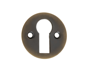 Jedo Round Open Escutcheon Standard Keyway 32mm Antique Brass Jedo Round Open Escutcheon Standard Keyway 32mm Antique Brass