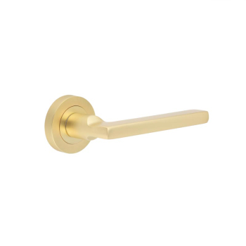 Jet Door Handle in Satin Brass Jet Door Handle in Satin Brass