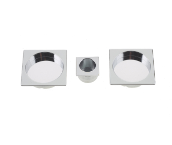 Jedo Square Flush Pull Kits Polished Chrome Jedo Square Flush Pull Kits Polished Chrome