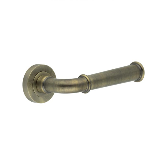 Classic Antique Brass Lever on rose