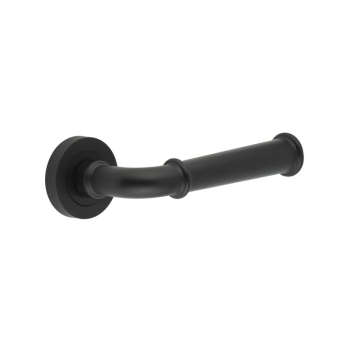 Classic Matt Black Lever on rose Classic Matt Black Lever on rose