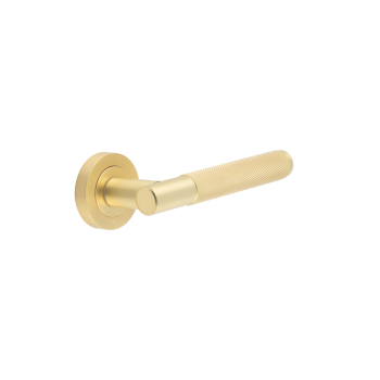 Jedo Bari Knurled Door Handles Satin Brass Jedo Bari Knurled Door Handles Satin Brass