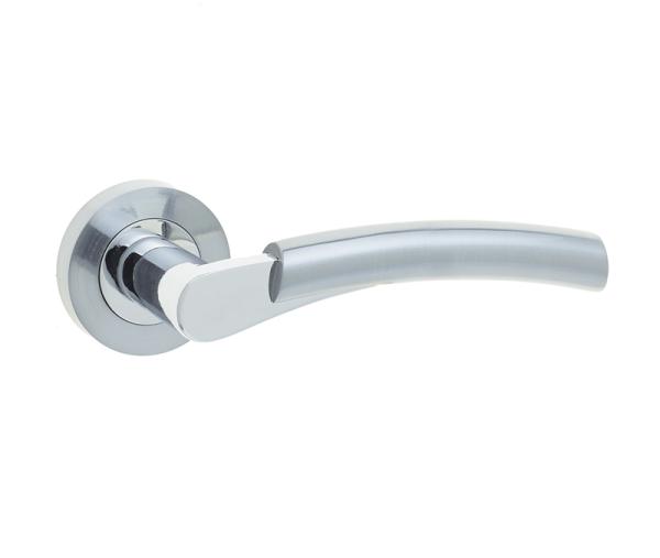 Capri Handle Capri Lever on Rose Door Handles | Frelan Hardware Capri Door Handle on ...