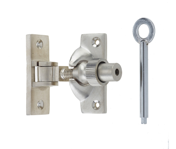 Jedo Lockable Brighton Fasteners 58mm Satin Nickel Jedo Lockable Brighton Fasteners 58mm Satin Nickel