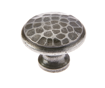 Hammered Cupboard Knobs 40mm Pewter Hammered Cupboard Knobs 40mm Pewter