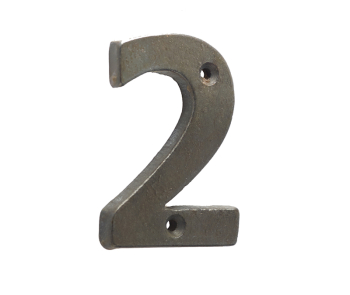 Valley Forge Door Numerals Beeswax No. 2 Valley Forge Door Numerals Beeswax No. 2
