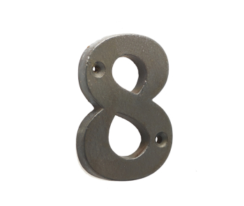 Valley Forge Door Numerals Beeswax No. 8 Valley Forge Door Numerals Beeswax No. 8