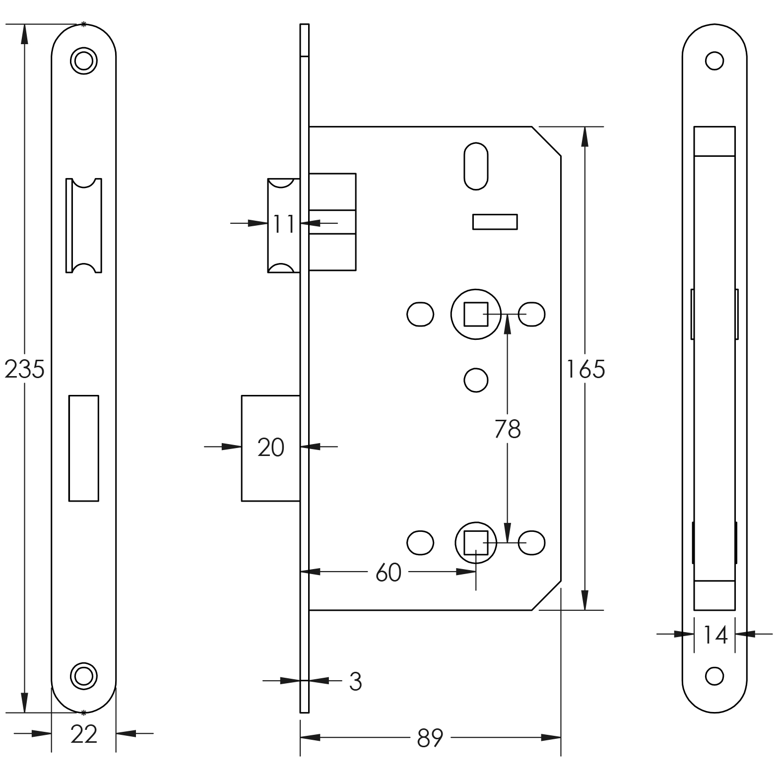 Technical Drawing JL-DB60RSB