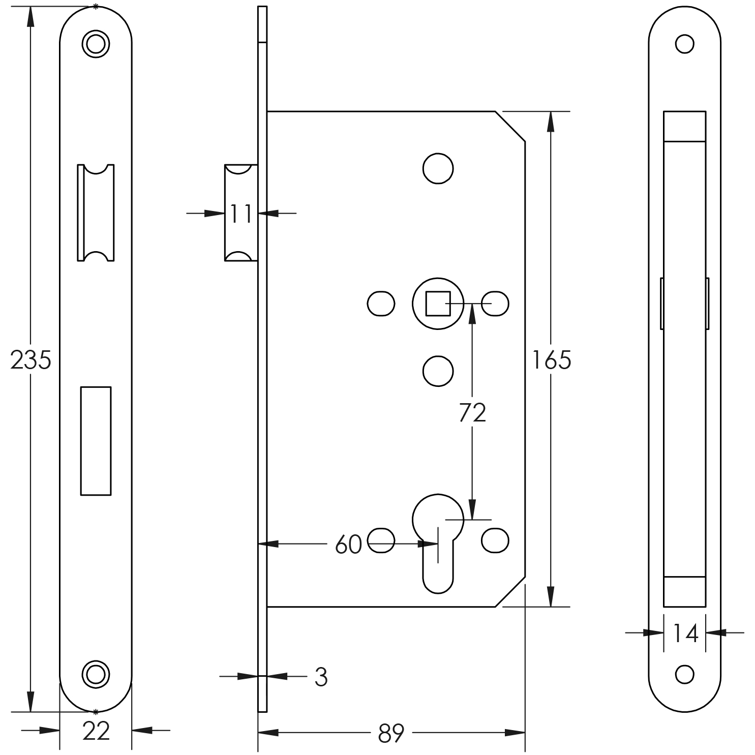 Technical Drawing JL-DE60RSB