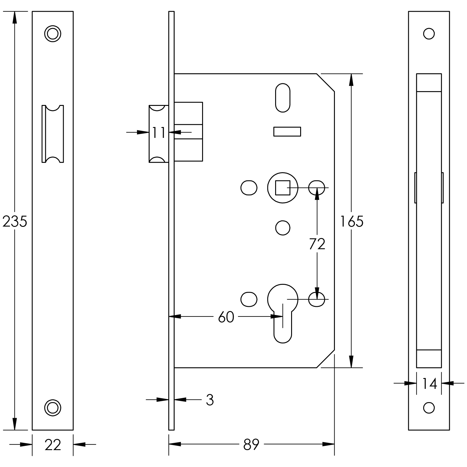 Technical Drawing JL-DL60SB