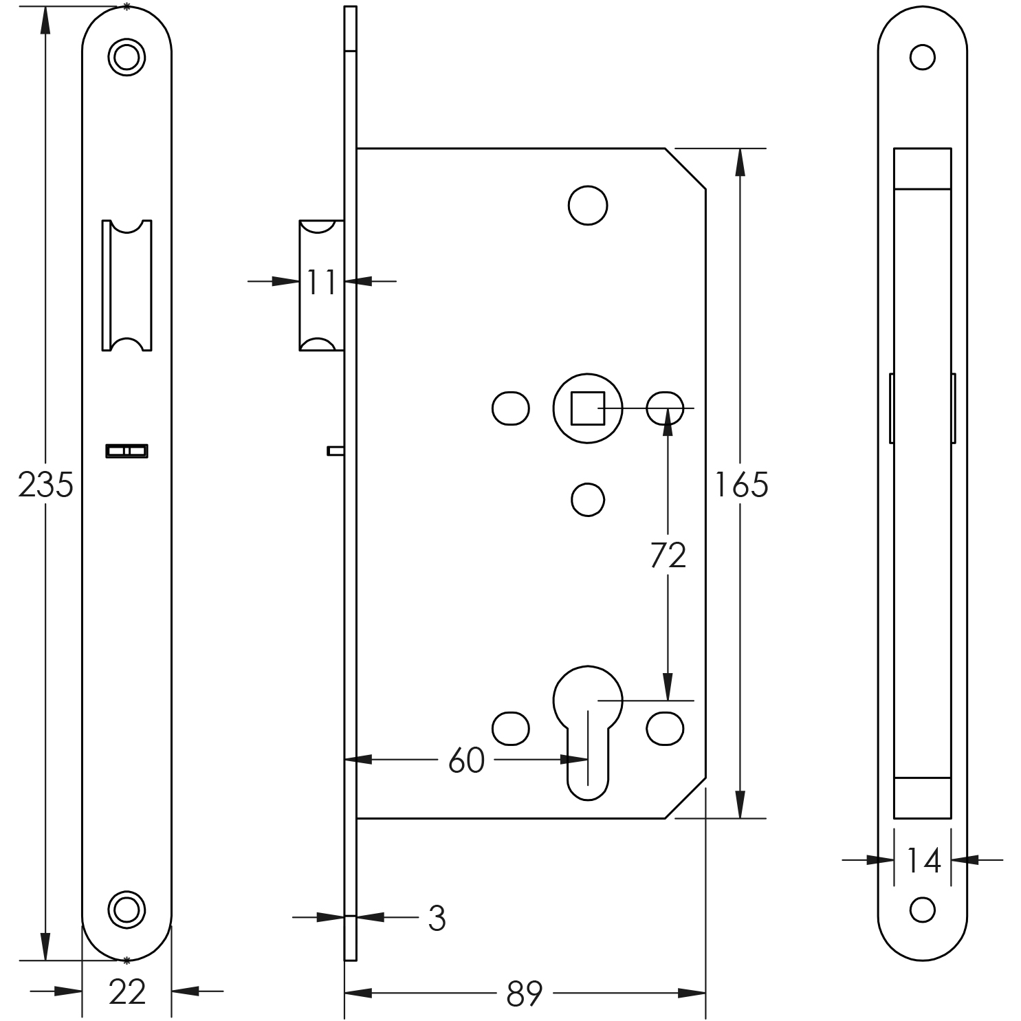 Technical Drawing JL-DNL60RMB