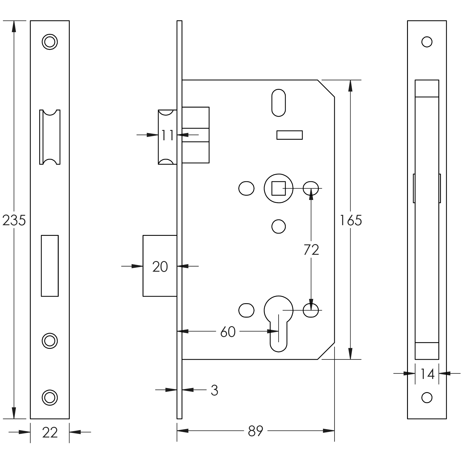 Technical Drawing JL-DS60MB