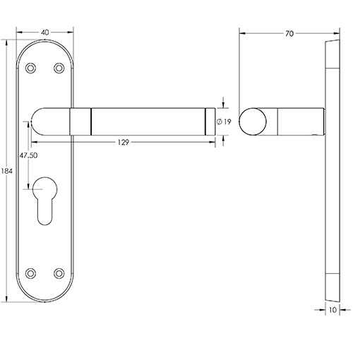 Twin Technical Drawing