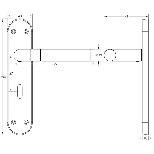 Twin Technical Drawing