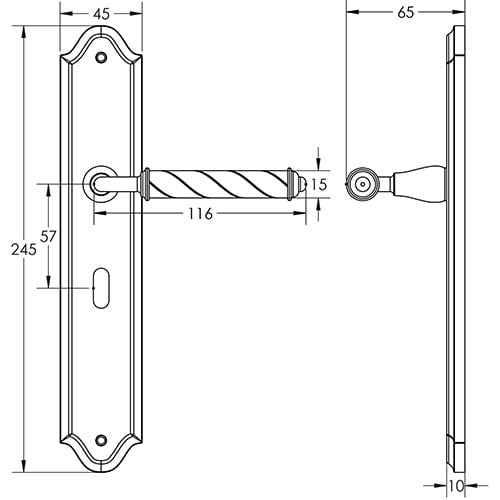 Venezia Suite Technical Drawing
